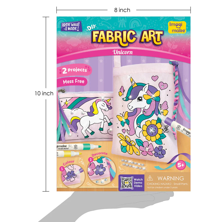 Fabric Art - Unicorn