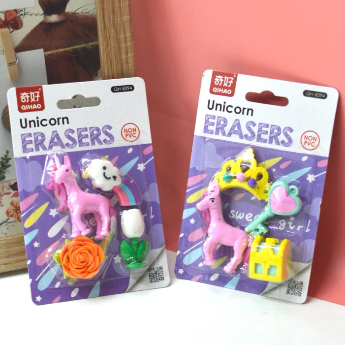 Unicorn Erasers