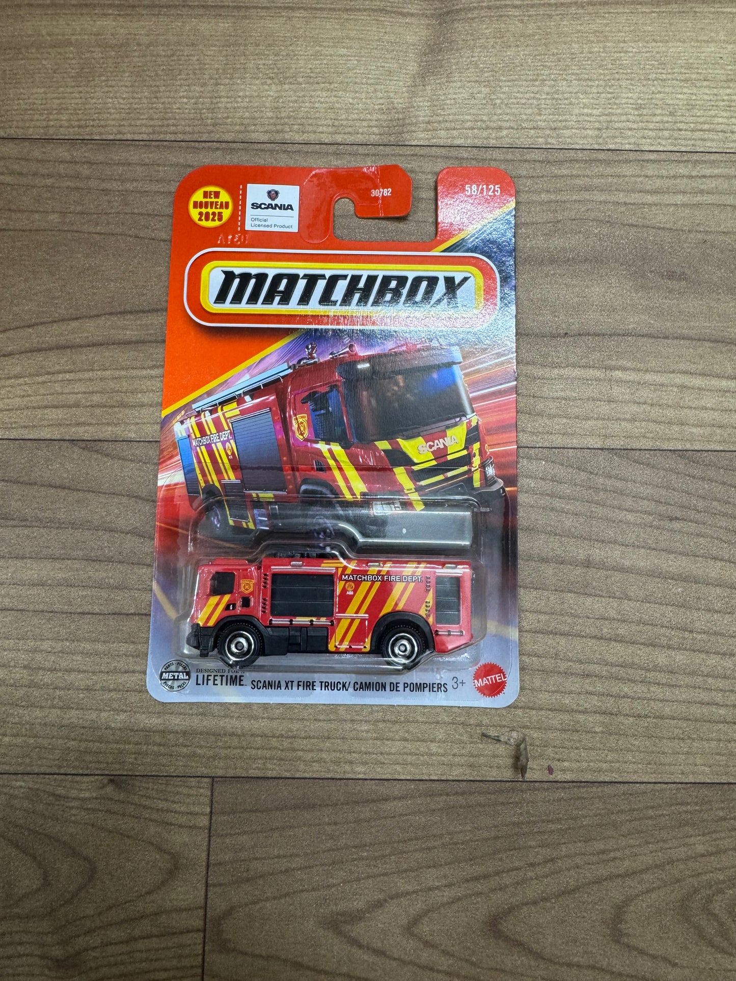 Matchbox Scania Fire Truck