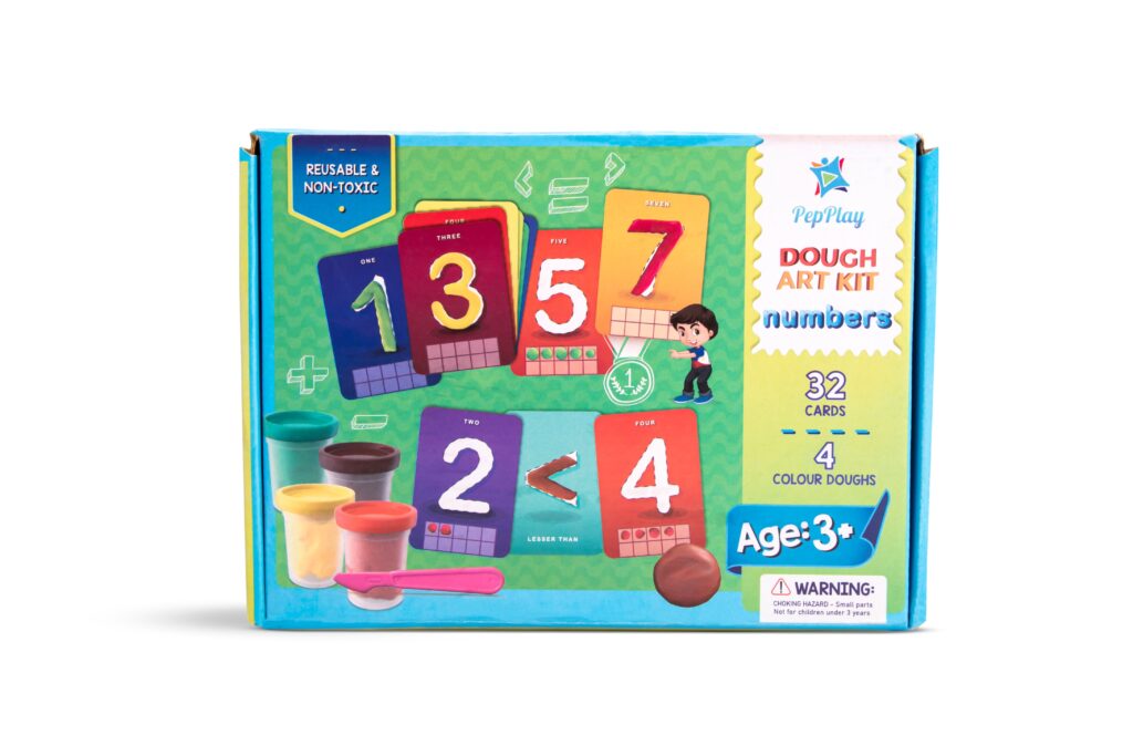 Pepplay Number Dough Art Kit