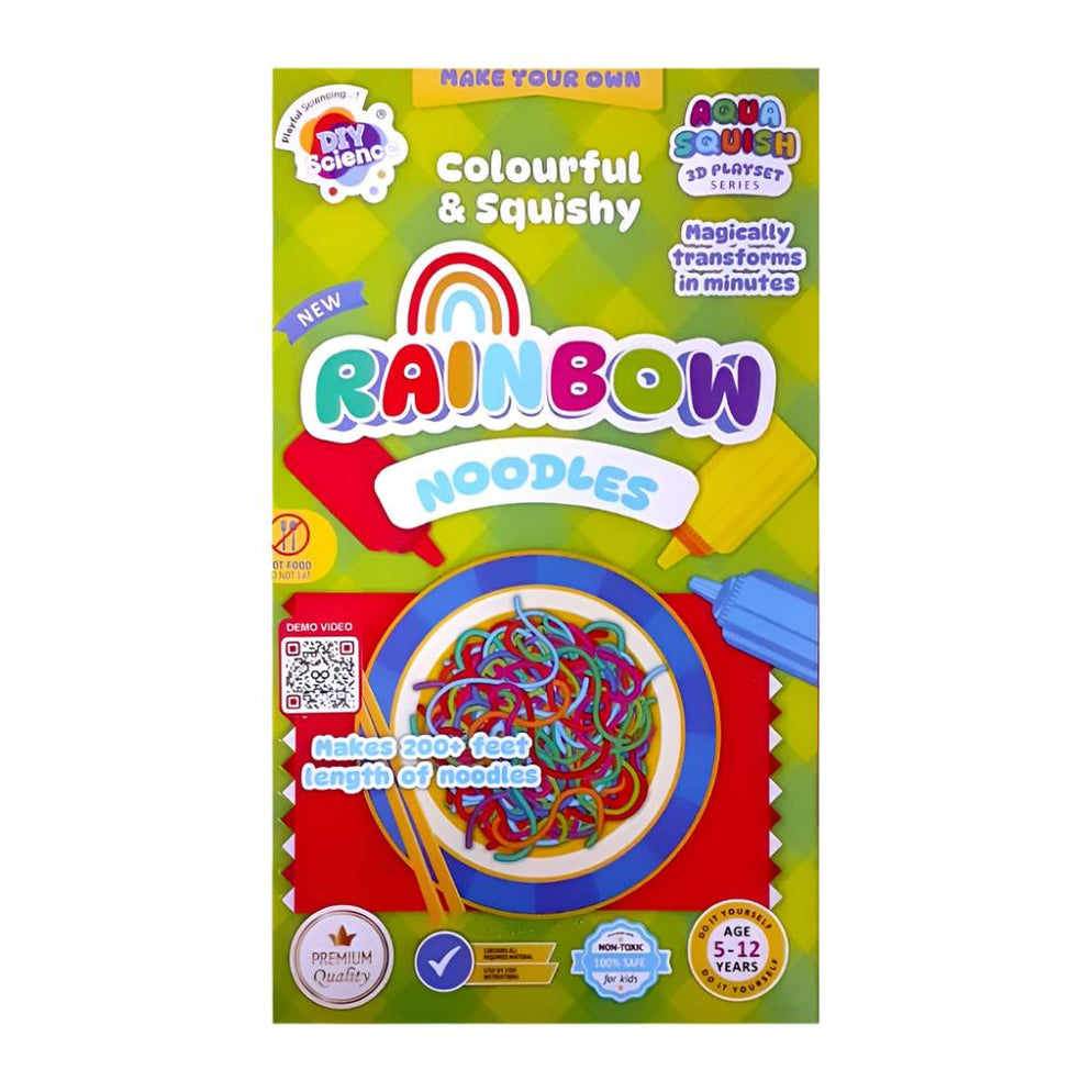 Diy Science Aqua Squish Kit- Unicorn Eggs, Rainbow Noodles