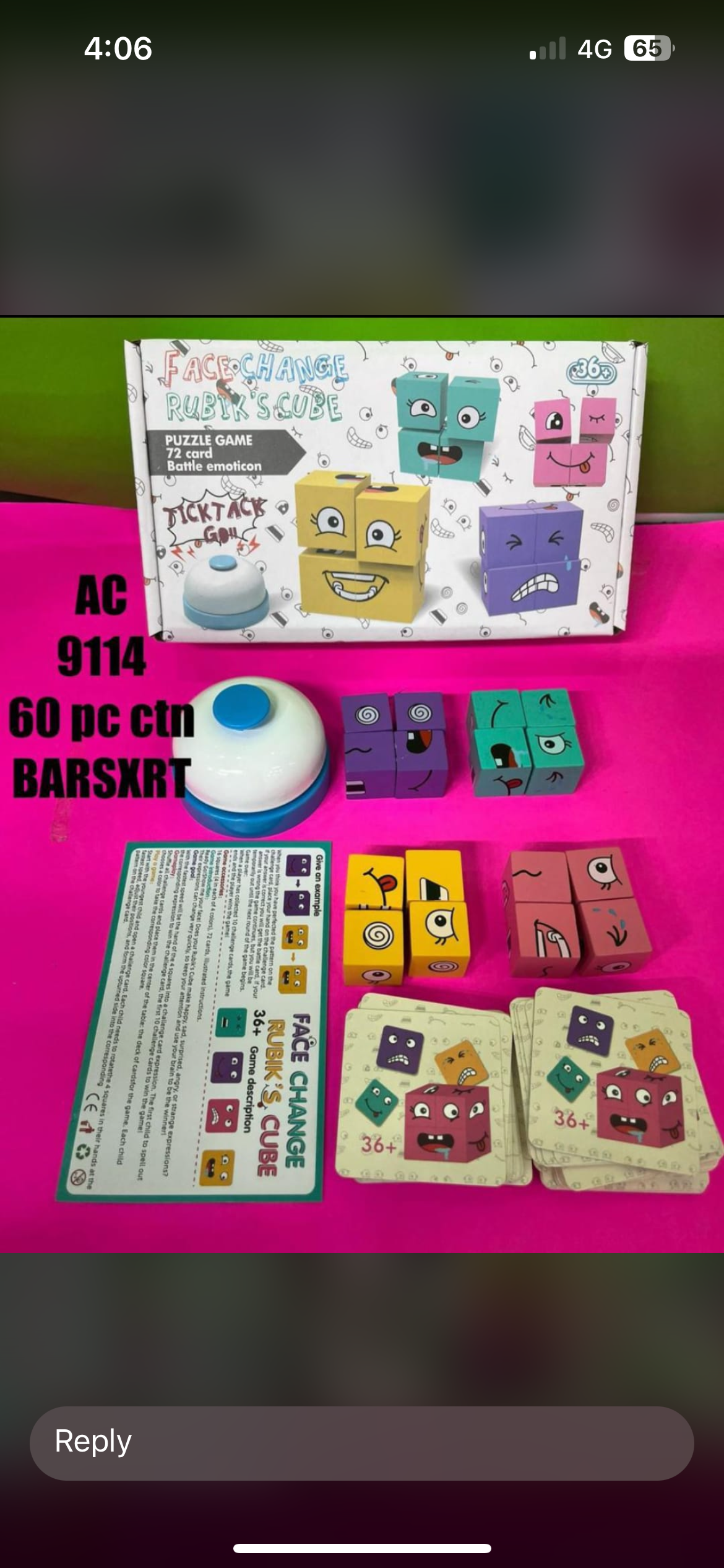 Face Changing Rubik Cube with Buzzer