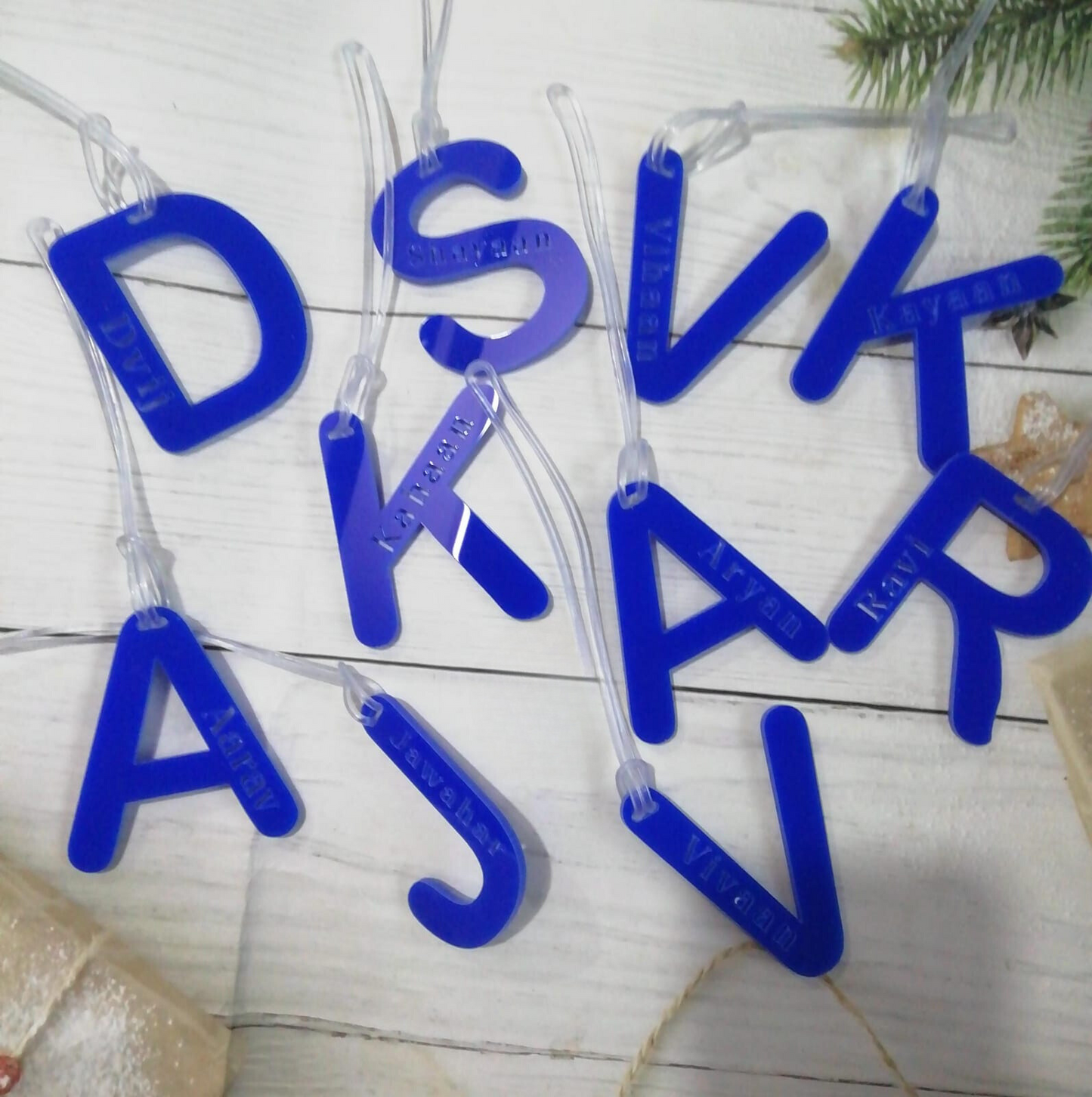 Personalised Acrylic Name Bag Tag π