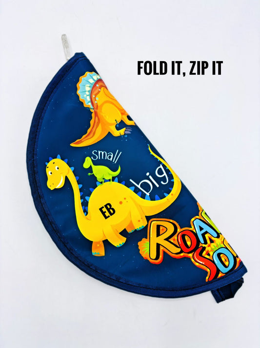 Folding round dinning mats