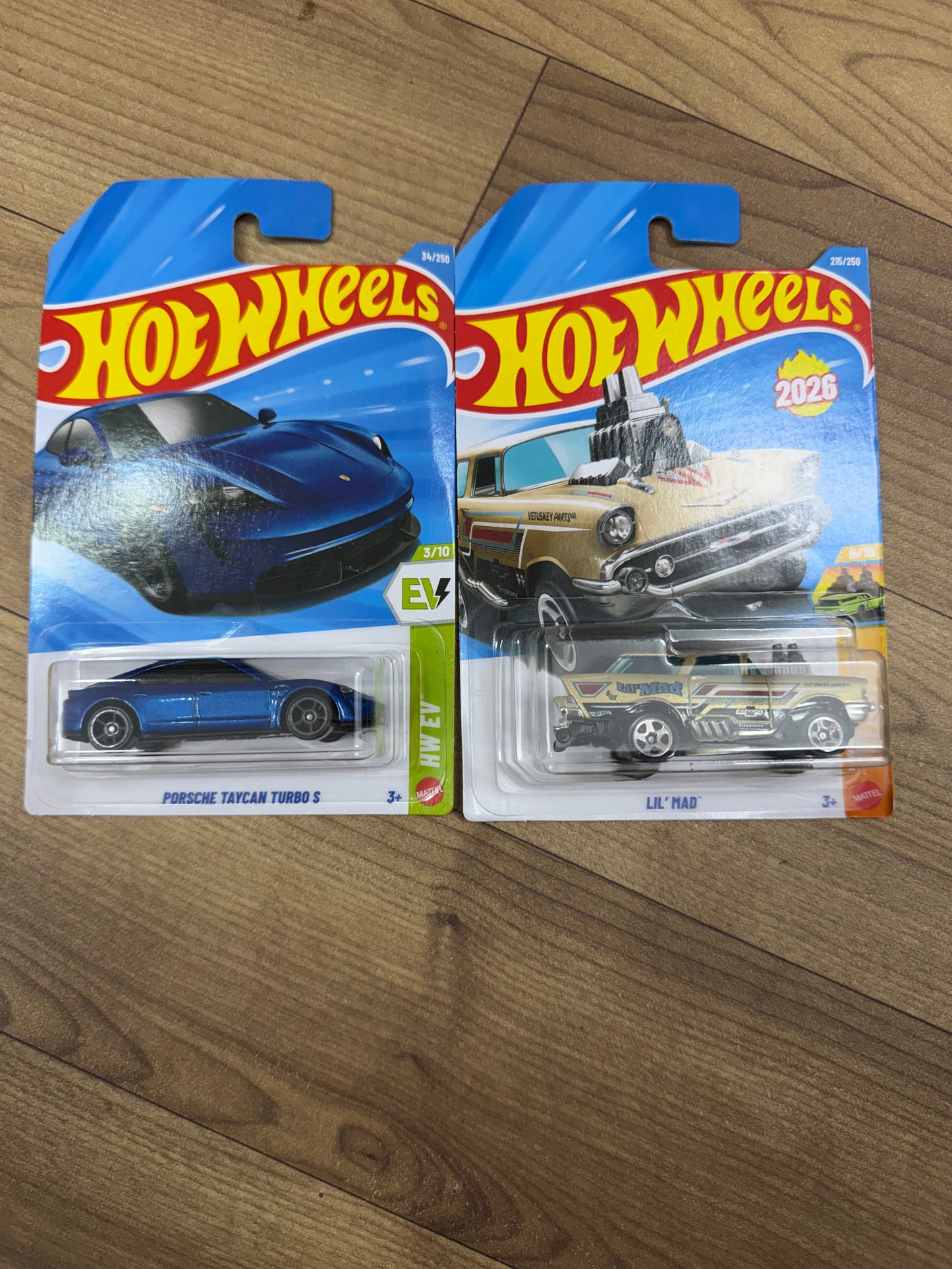 SINGLE HOTWHEELS CAR- PORSCHE TAYCAN TURBO S AND LIL MAD
