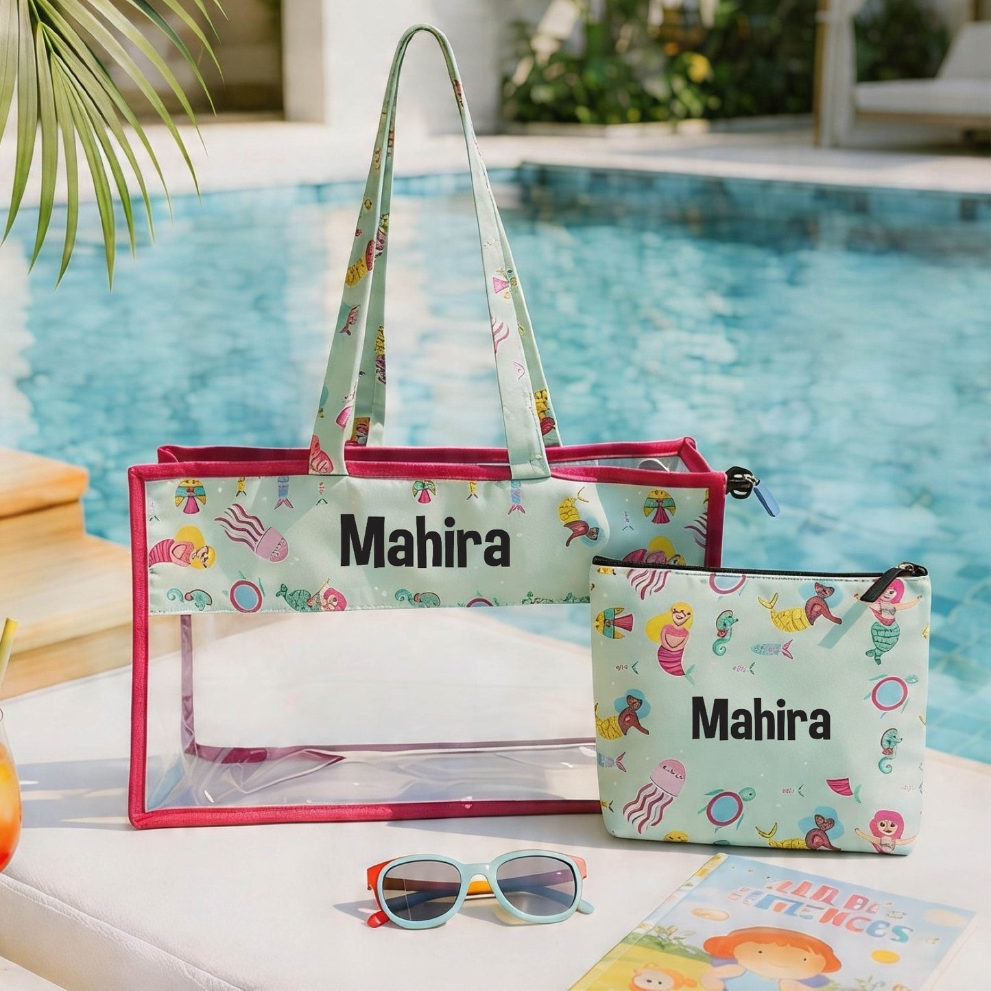 Personalised Swimming bag and pouch