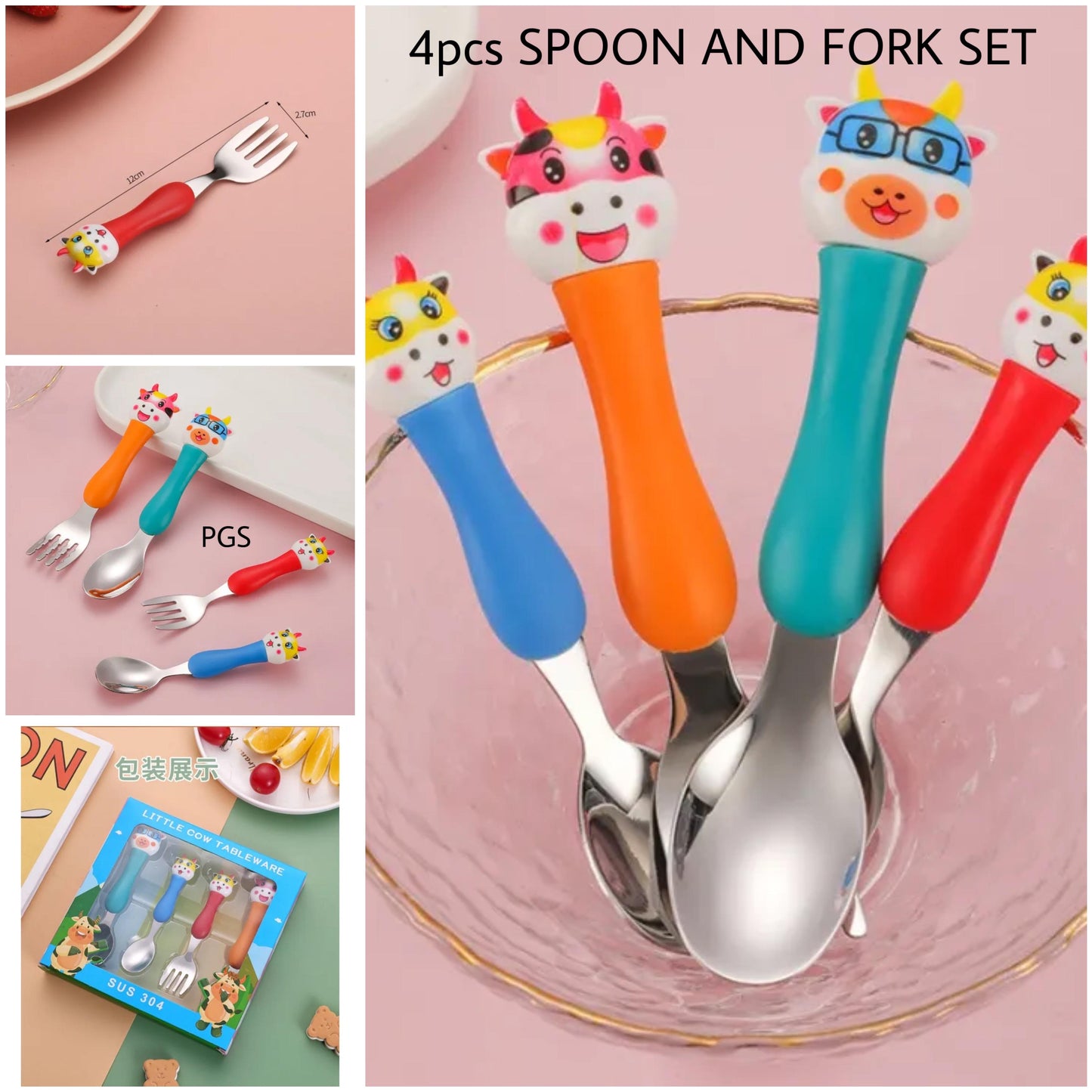 Cutlery Set- Spoon and Fork for Kids