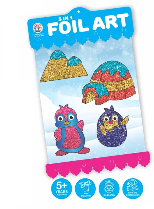 Ratnas 3 in1 Foil Art- DIY Kit