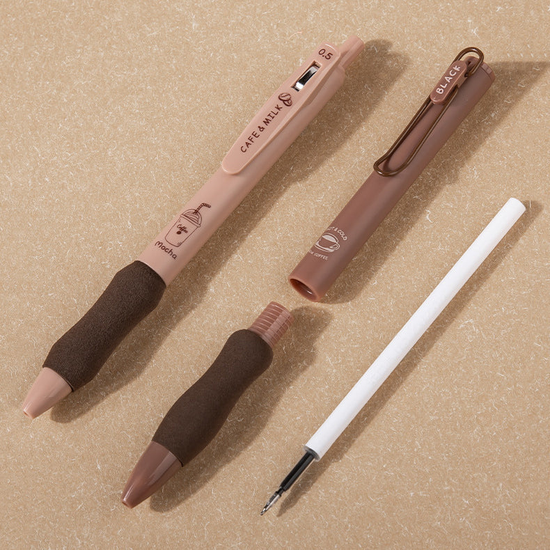 Coffee Lover's Gel Pens- set of 5
