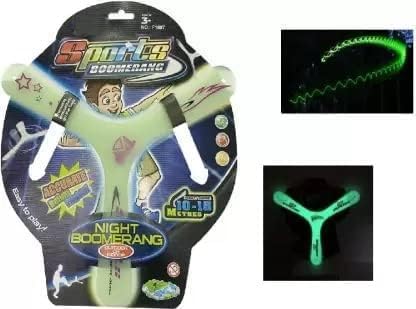 Glow in The Dark Lightning Boomerang Kids Outdoor Toy