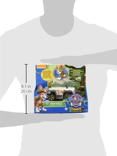 Paw Patrol Tracker's Cruiser Jungle Rescue, Vehicle and Pup