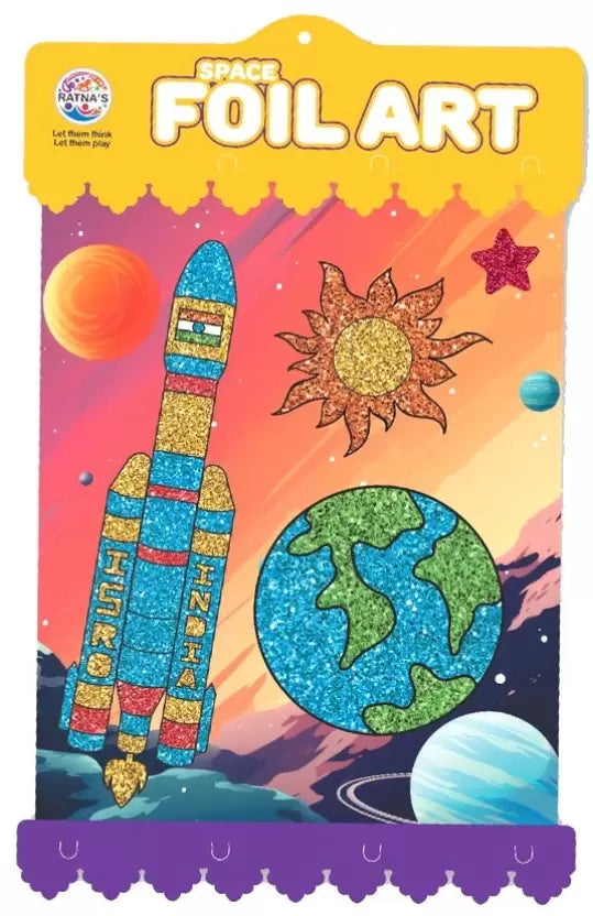 Foil Art- Space/ Chandrayaan