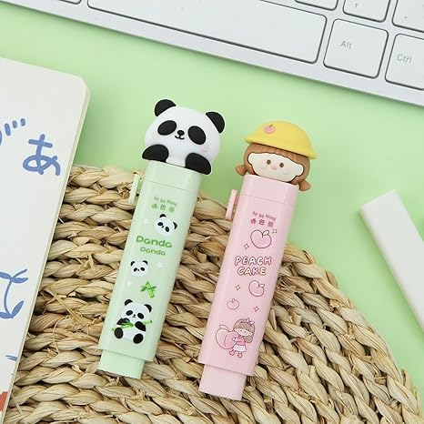 Fancy Kawaii Cutter Style Erasers with Clutch Mechanism for Kids