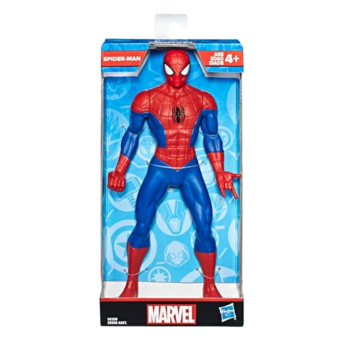 Marvel Spiderman Action Figure (9.5 Inches, Multicolor)