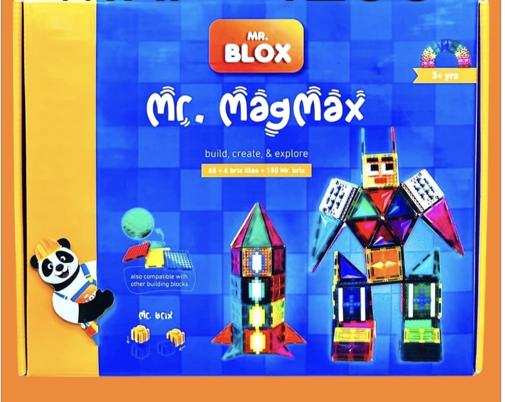 Mr. Blox- Mr.Magmax (65+6BRIX TILES+ MR. BRIX 150)
