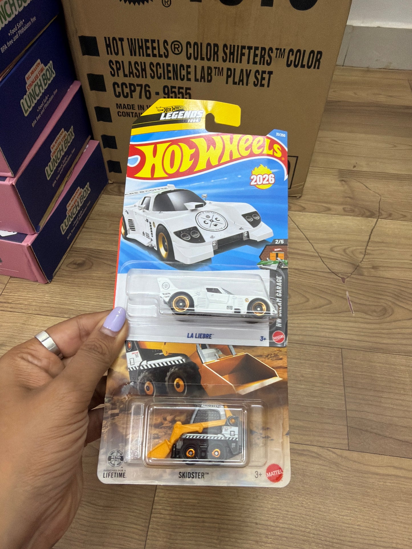SINGLE HOT WHEELS CAR LA LIEBRE and 30782 (MATCHBOX CARS) -SKIDSTER