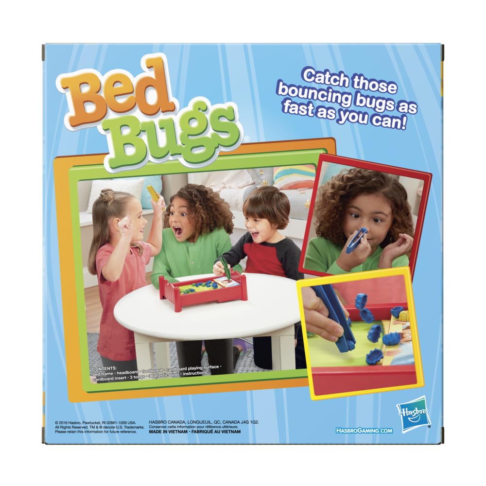 Bed Bugs Board Game | The Classic of Critter-Catchin’ Fun | Kids and Preschool Games | Ages 4 and Up | 2 to 3 Players | Family Games | Kids Gifts