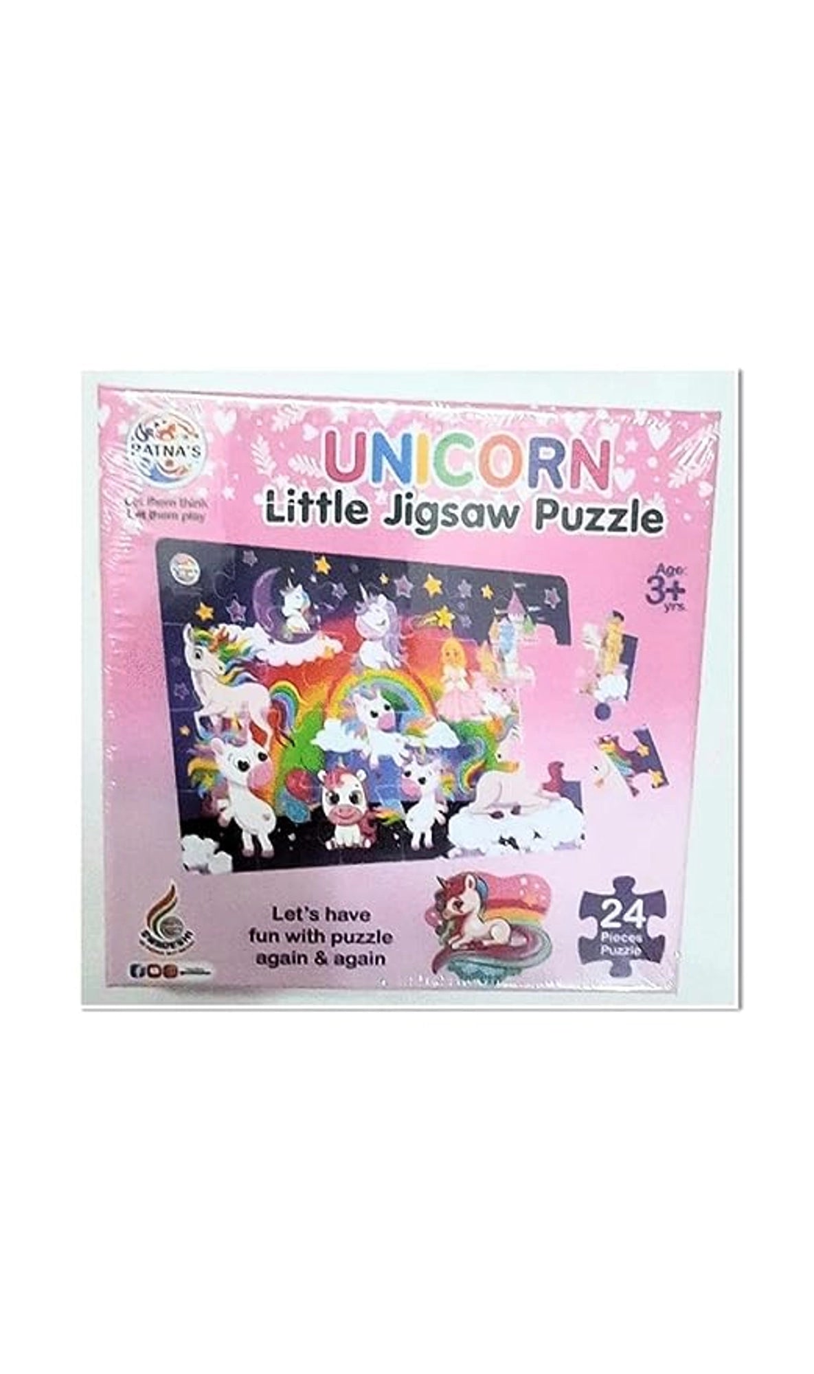 Little Jigsaw Puzzle : Penguin, Unicorn
