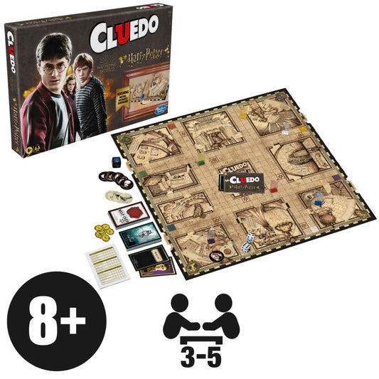 Clue Harry Potter Edition Board Game, Family Mystery Games for Kids, Teens, Adults, 8+