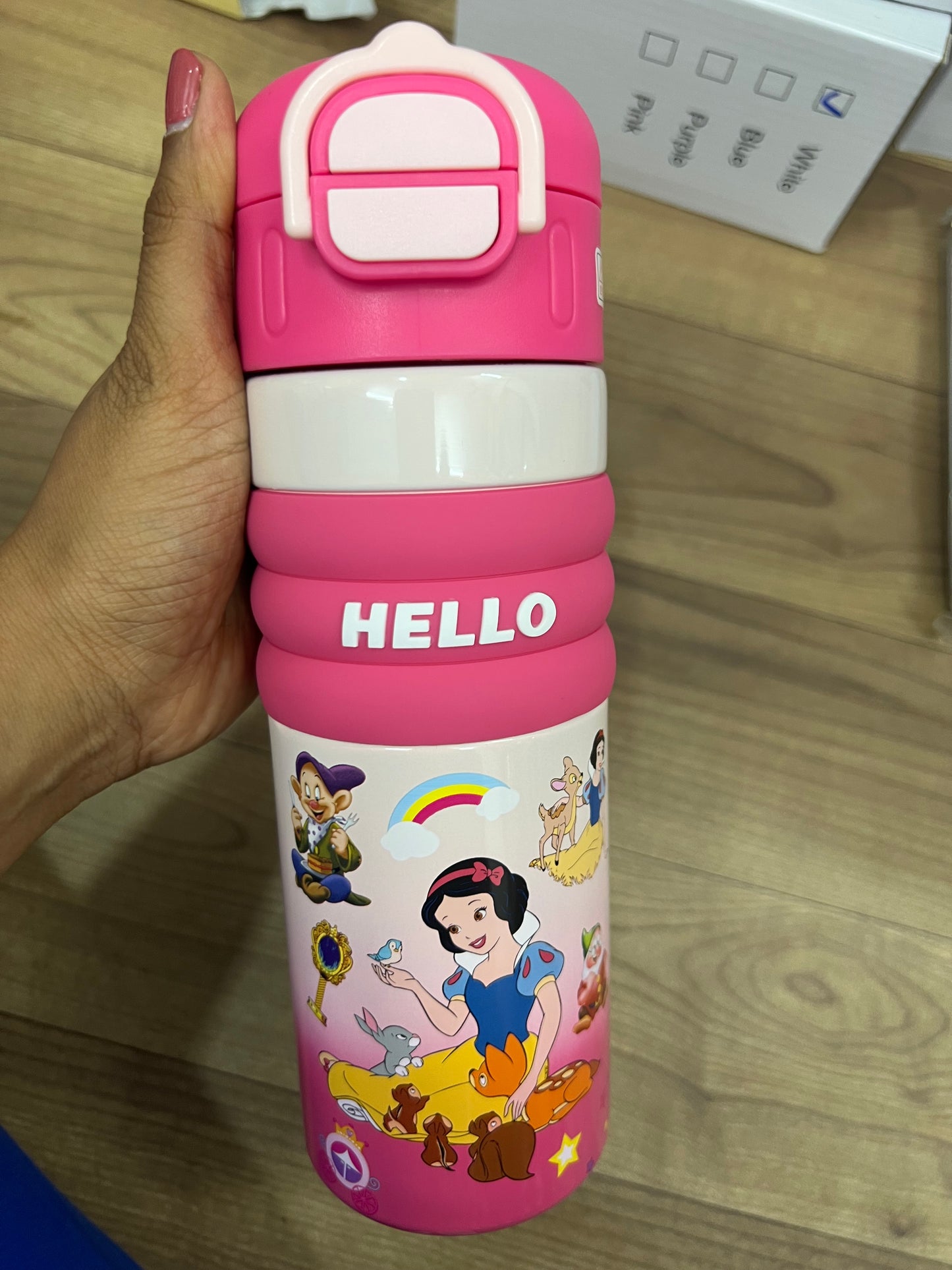 New character Twin Cup steel insulated bottles