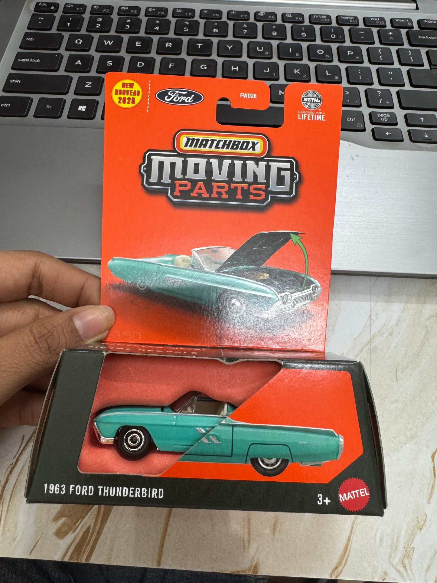 MATCHBOX MOVING PARTS- MOVING PARTS- 1963 FORD THUNDERBIRD