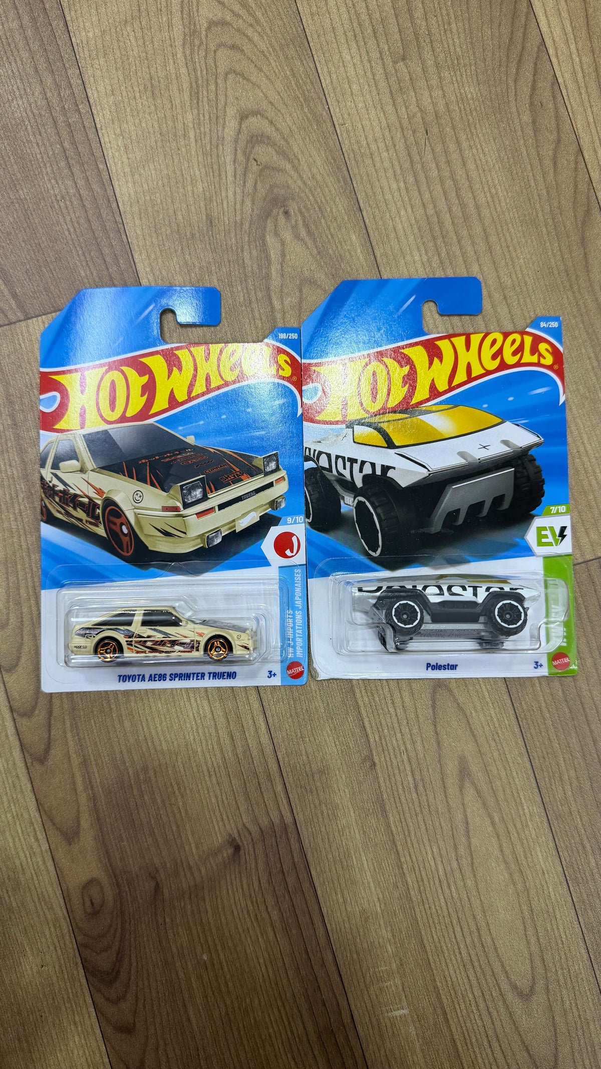 TOYOTA AE86 SPRINTER TRUENO AND POLESTAR- SINGLE HOTWHEELS CAR