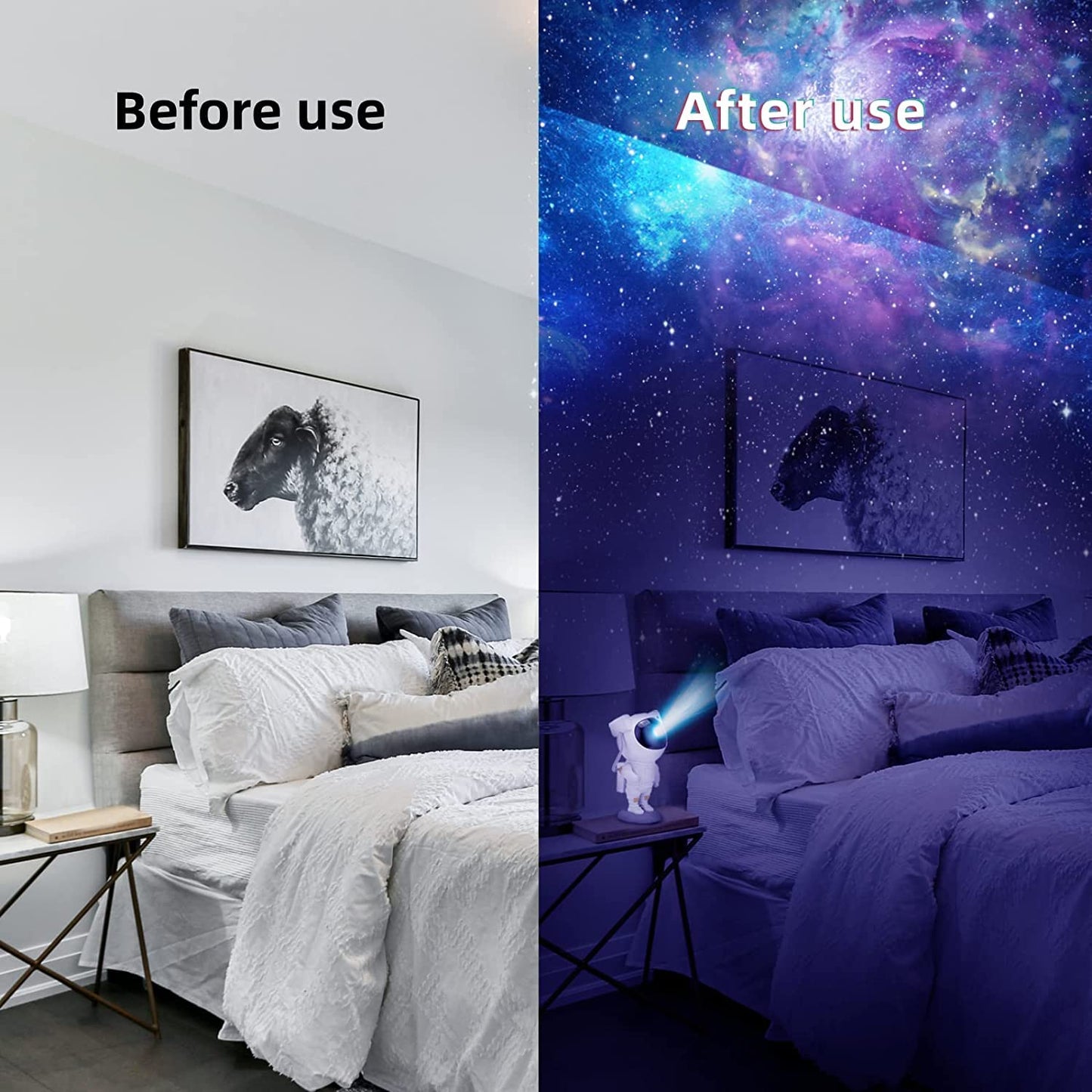 Astronaut Starry Sky Projector with Remote Control