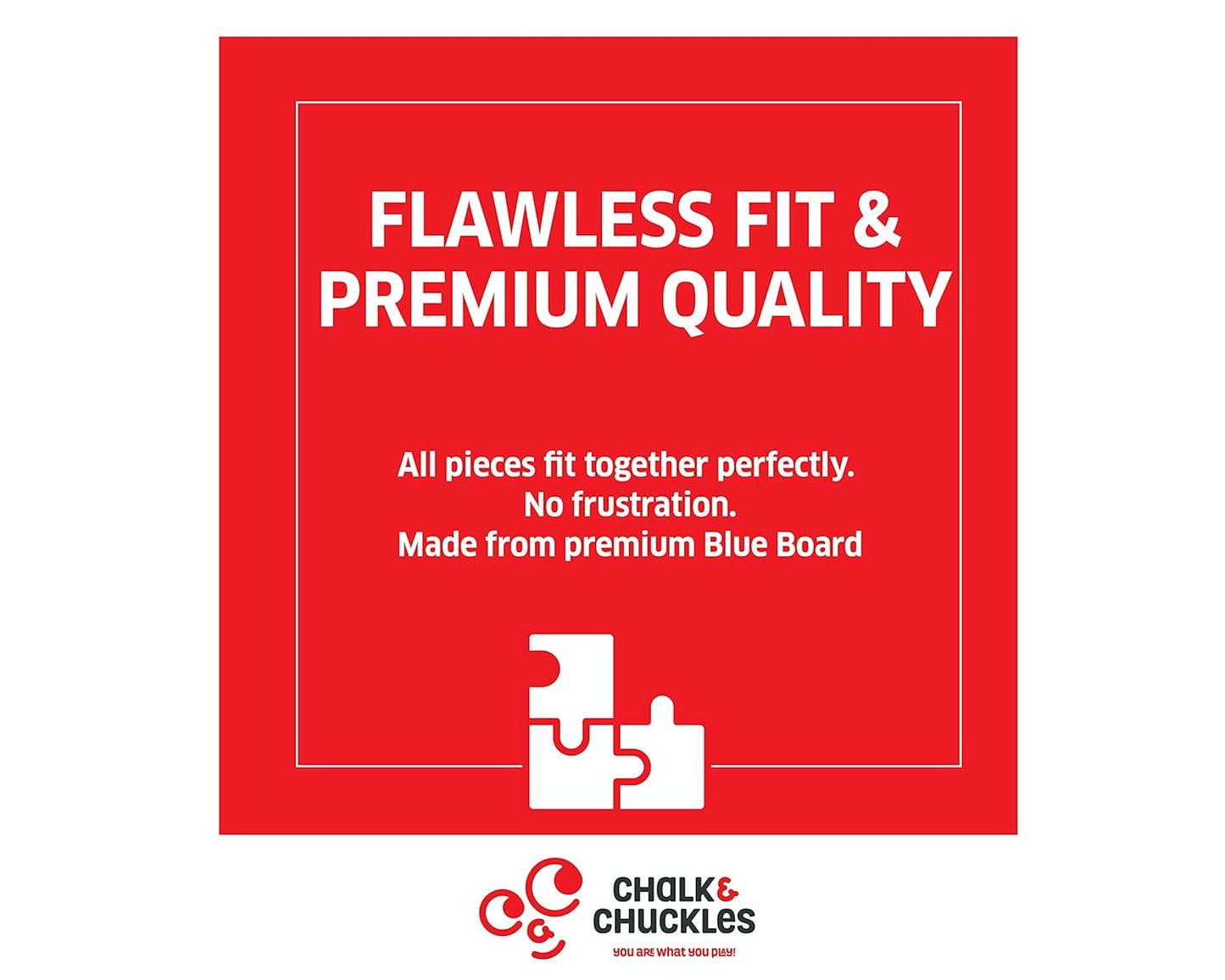 Chalk and Chuckles 100 Piece Jigsaw Puzzle for Kids- Christmas