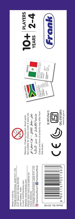 Frank Around The World Board Game