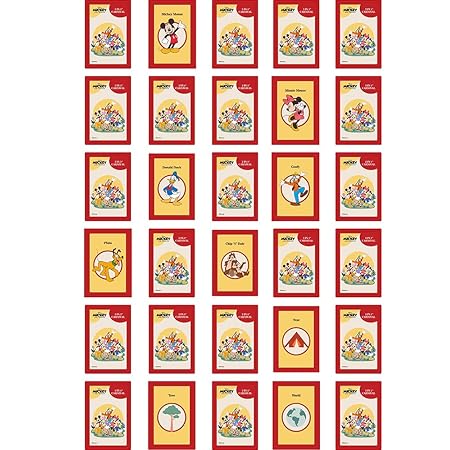 3 in Carnival Board & Card Game Mickey and Friends