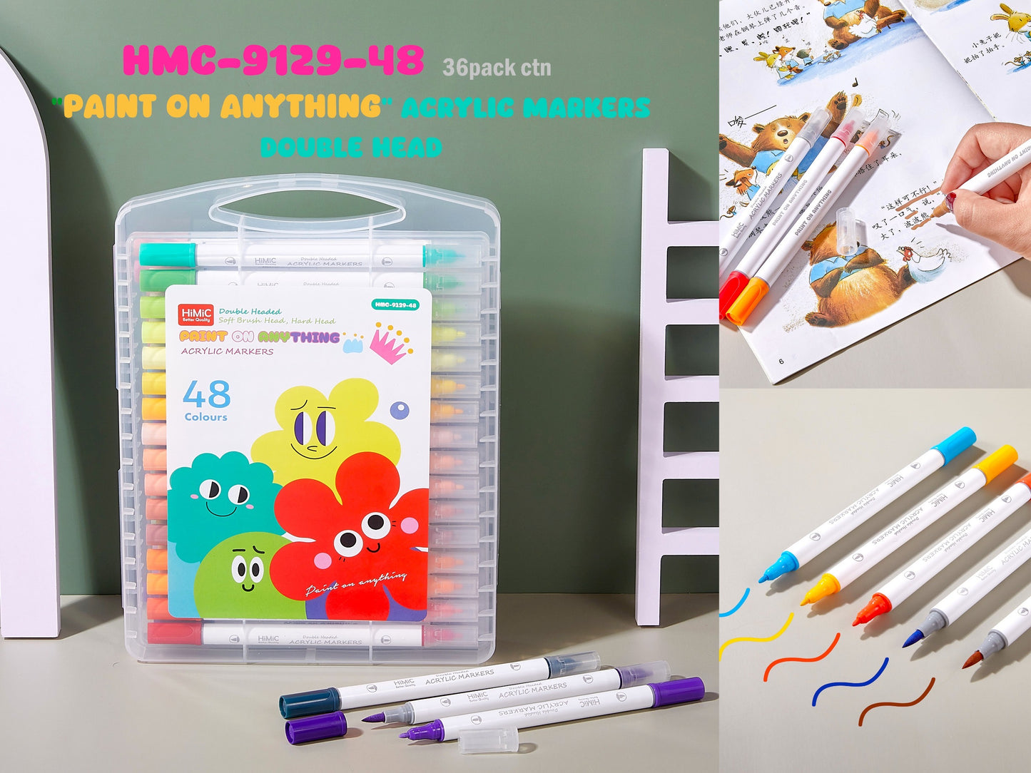Double Tip Acrylic Markers