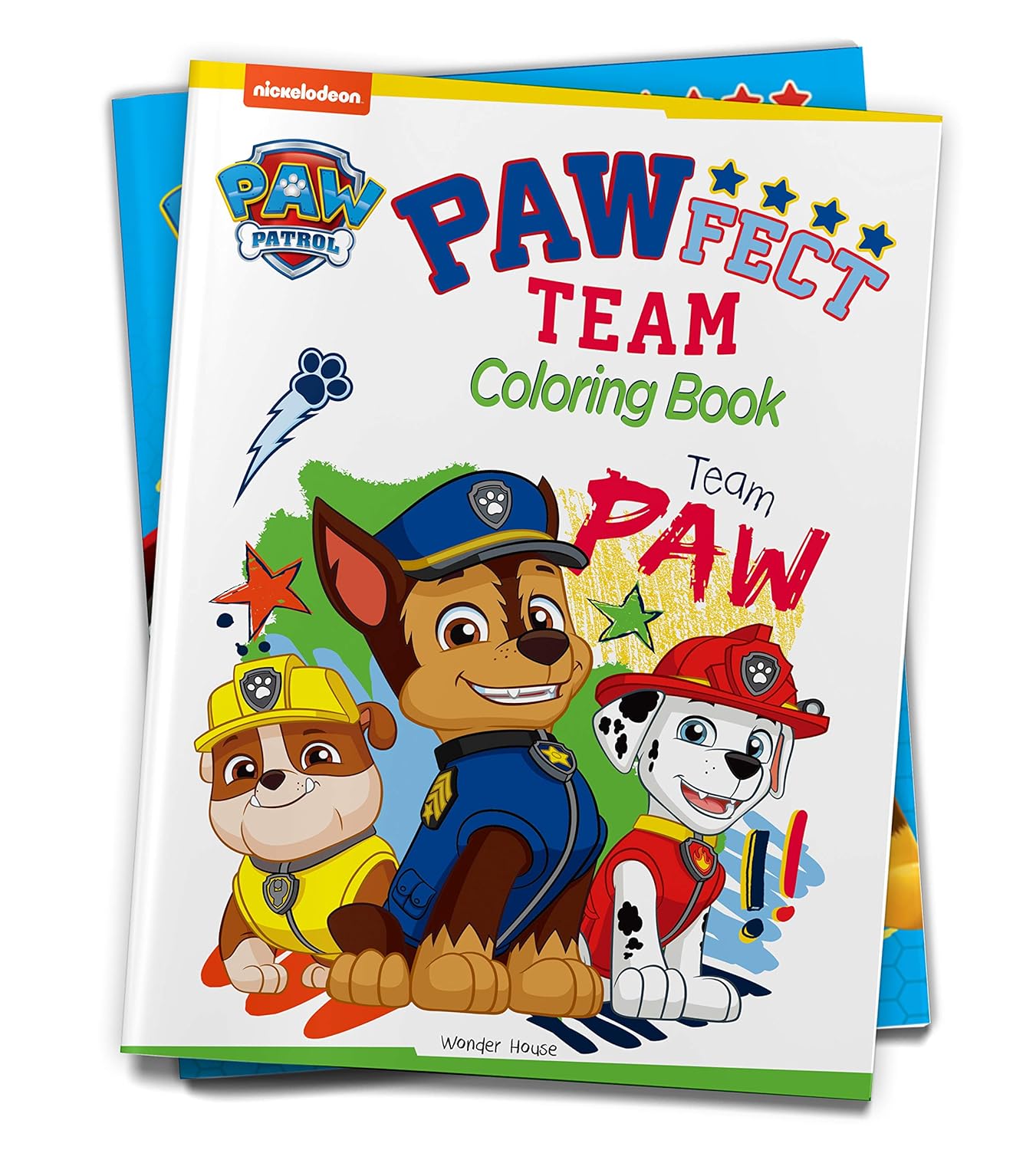 Pawfect Team: Paw Patrol Coloring Books for kids