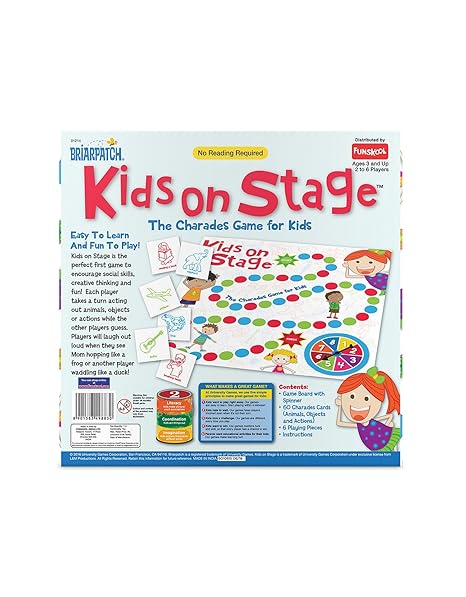 Kids On Stage, Educational charade game for kids