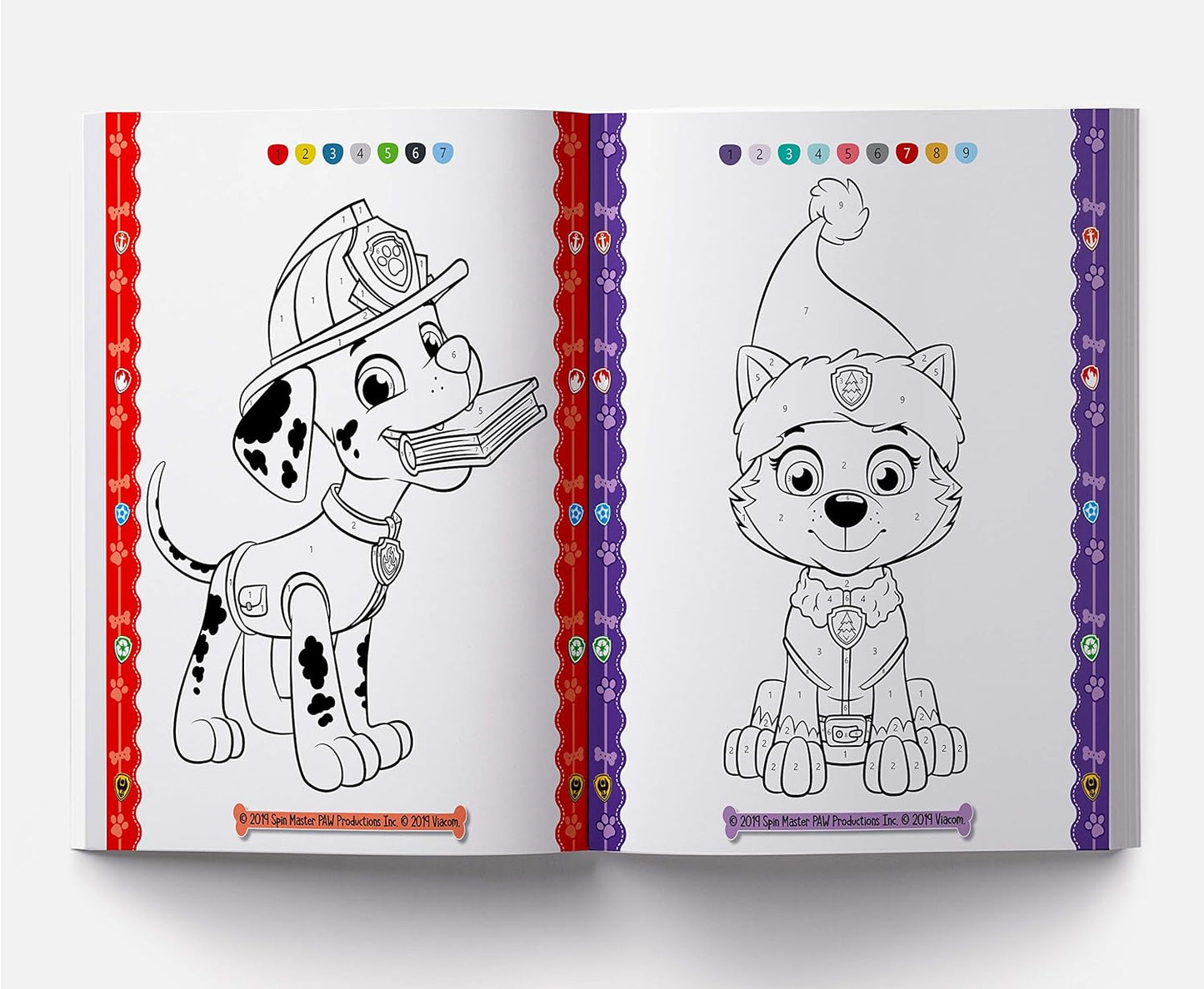 Pups to the Rescue: Paw Patrol, Color by Number Activity Book