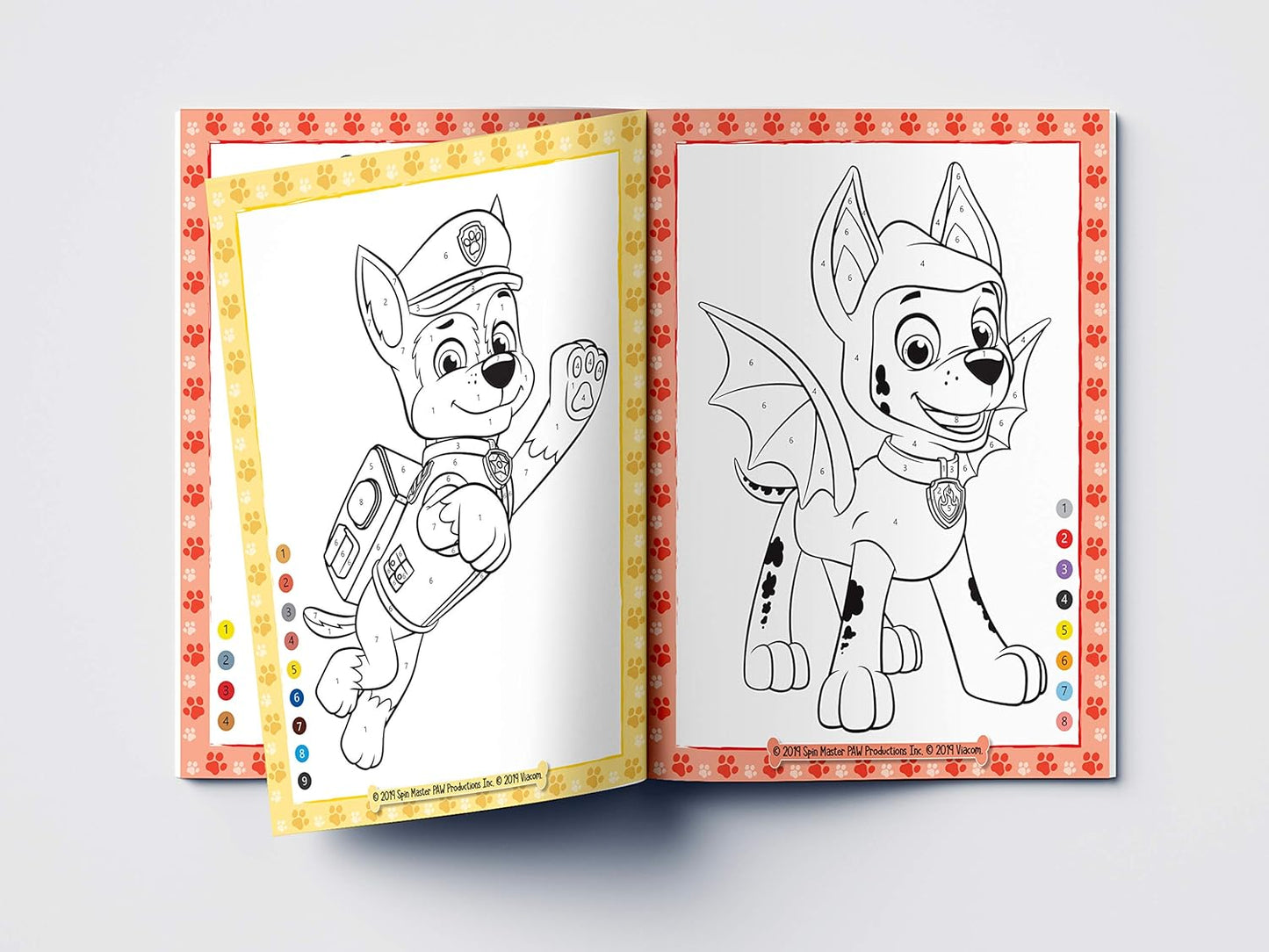 Pups on the Go: Paw Patrol, Color by Number Activity Book