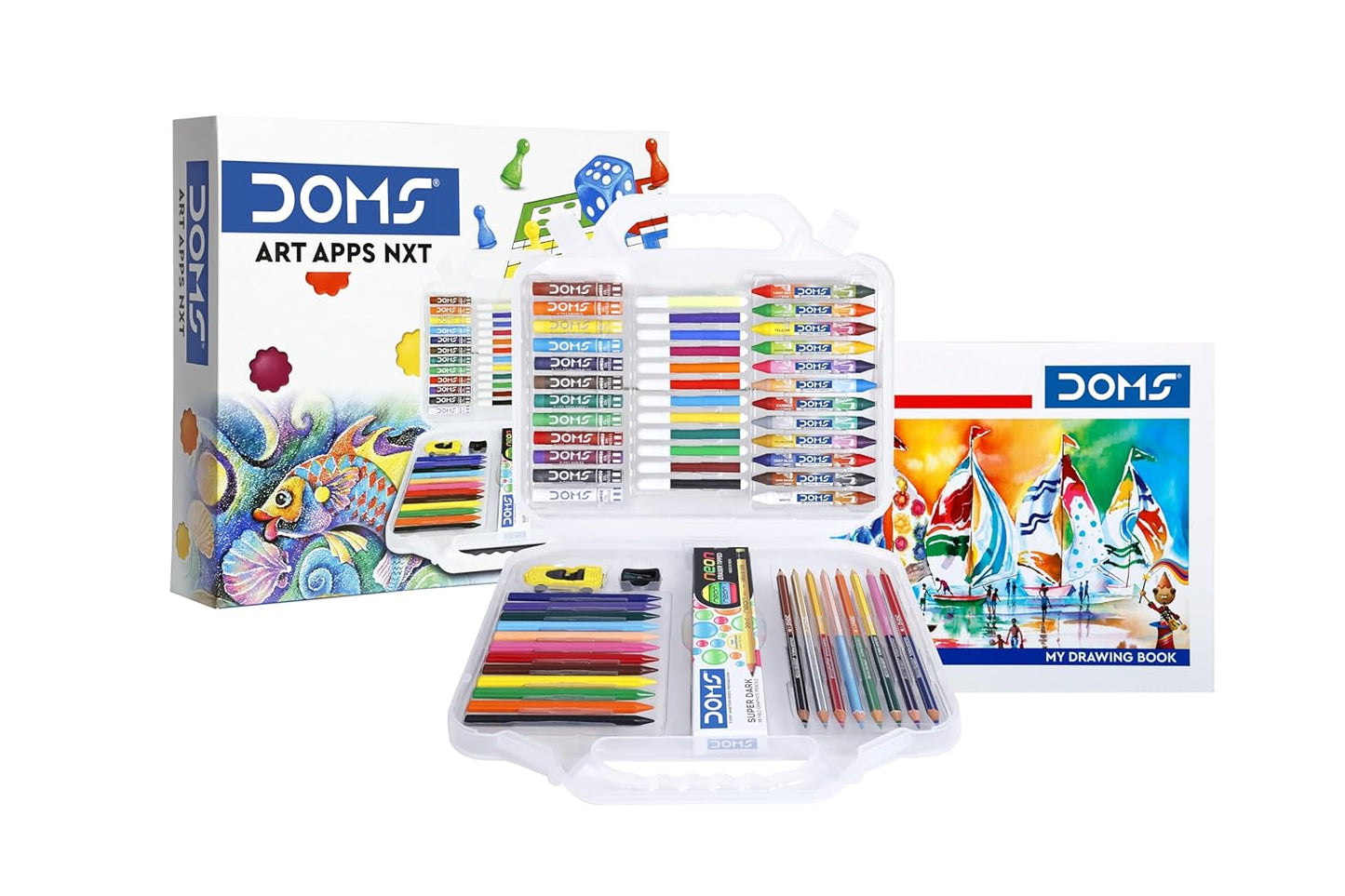 Doms Art Apps Nxt Colouring Kit Multicolour - 60 Pieces