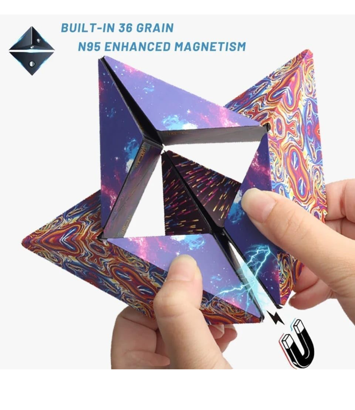 Magic cube with many shapes