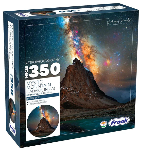 Frank Mystic Mountain 350 Piece Round Jigsaw Puzzle