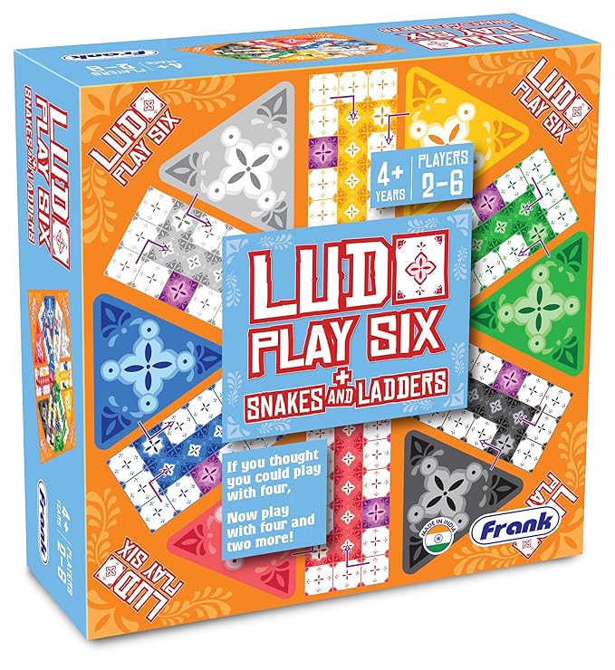 Frank Ludo Play Six and Snakes and Ladders Board Game