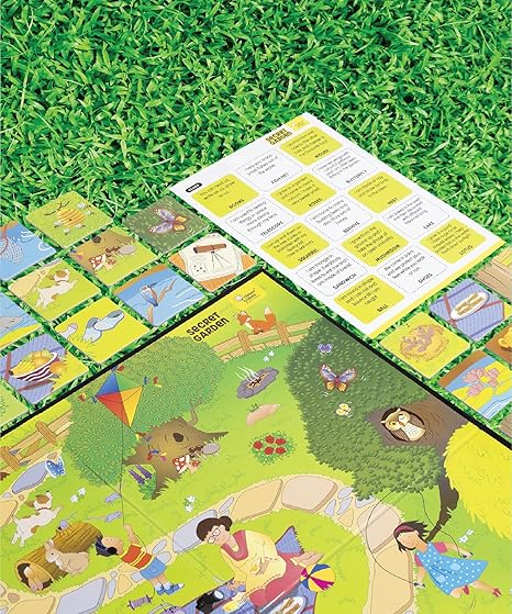 Clever Cubes Secret Garden, Learning Fun Games for Kids, Activity Games, Best Return Gifts, Multicolour