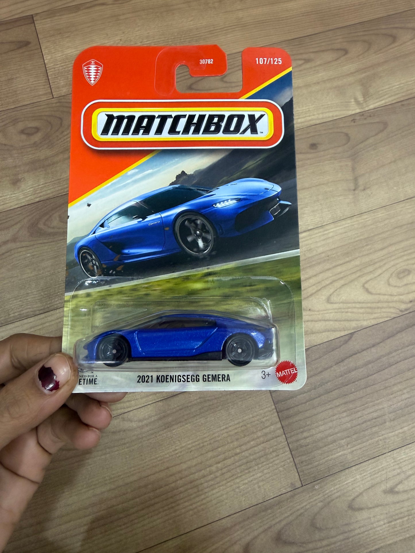 2021 KOENIGSEGG GEMERA- 30782 MATCHBOX SINGLE CAR