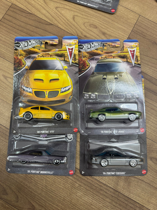 Hot Wheels Silver Series- PONTIAC Cars