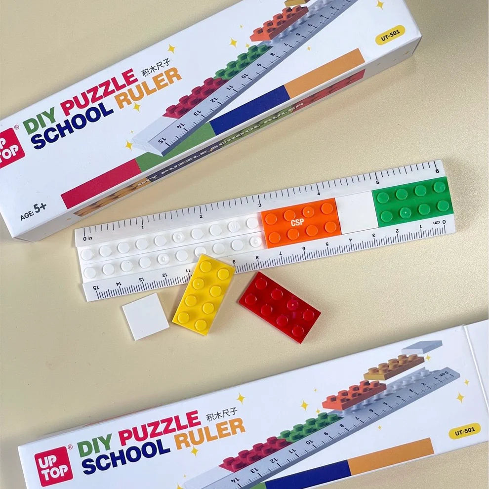 Creative DIY Lego Ruler Set 6 Etrending
