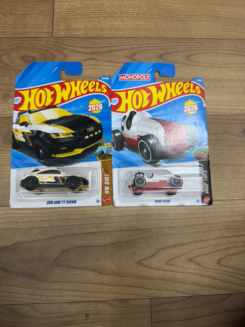 2019 AUDI TT SAFARI AND PASS N GO WHITE: SINGLE HOT WHEELS