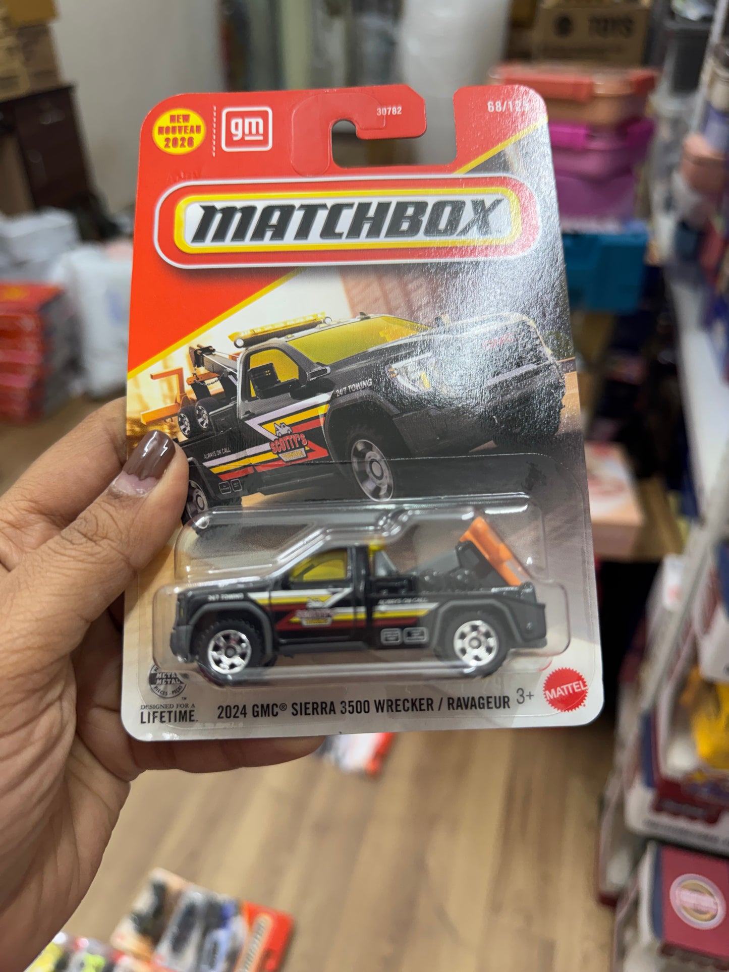 30782 (MATCHBOX CARS) -2024 GMC SEIRRA 3500 WRECKER/ RAVAGEUR