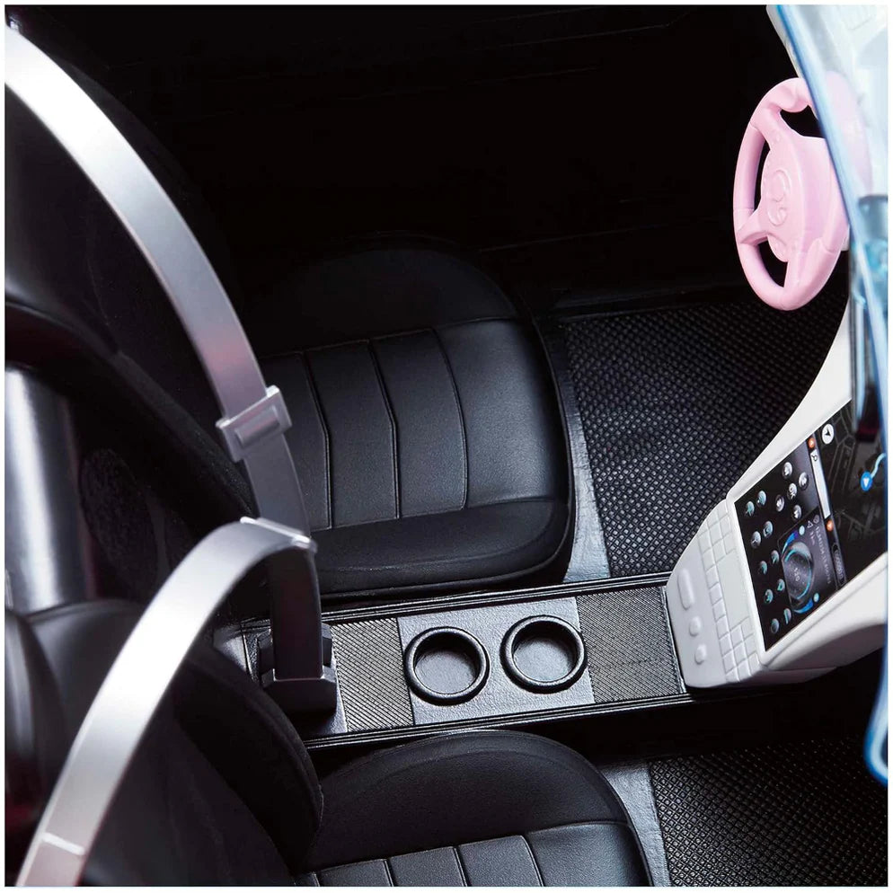 Barbie Pink Convertible 2-Seater Vehicle With Rolling Wheels