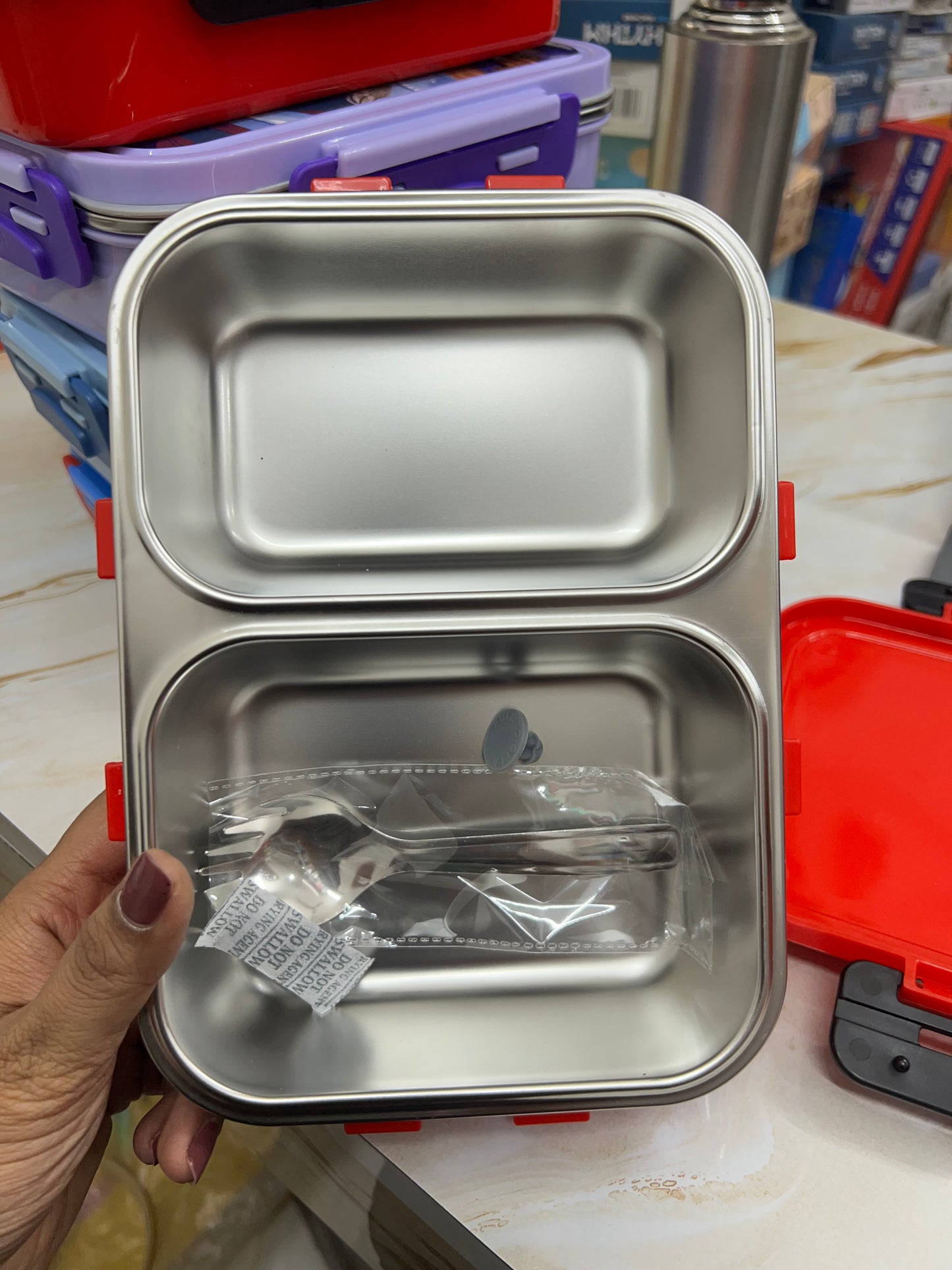 SKI 2 Partition Lunch Box- Grub 2