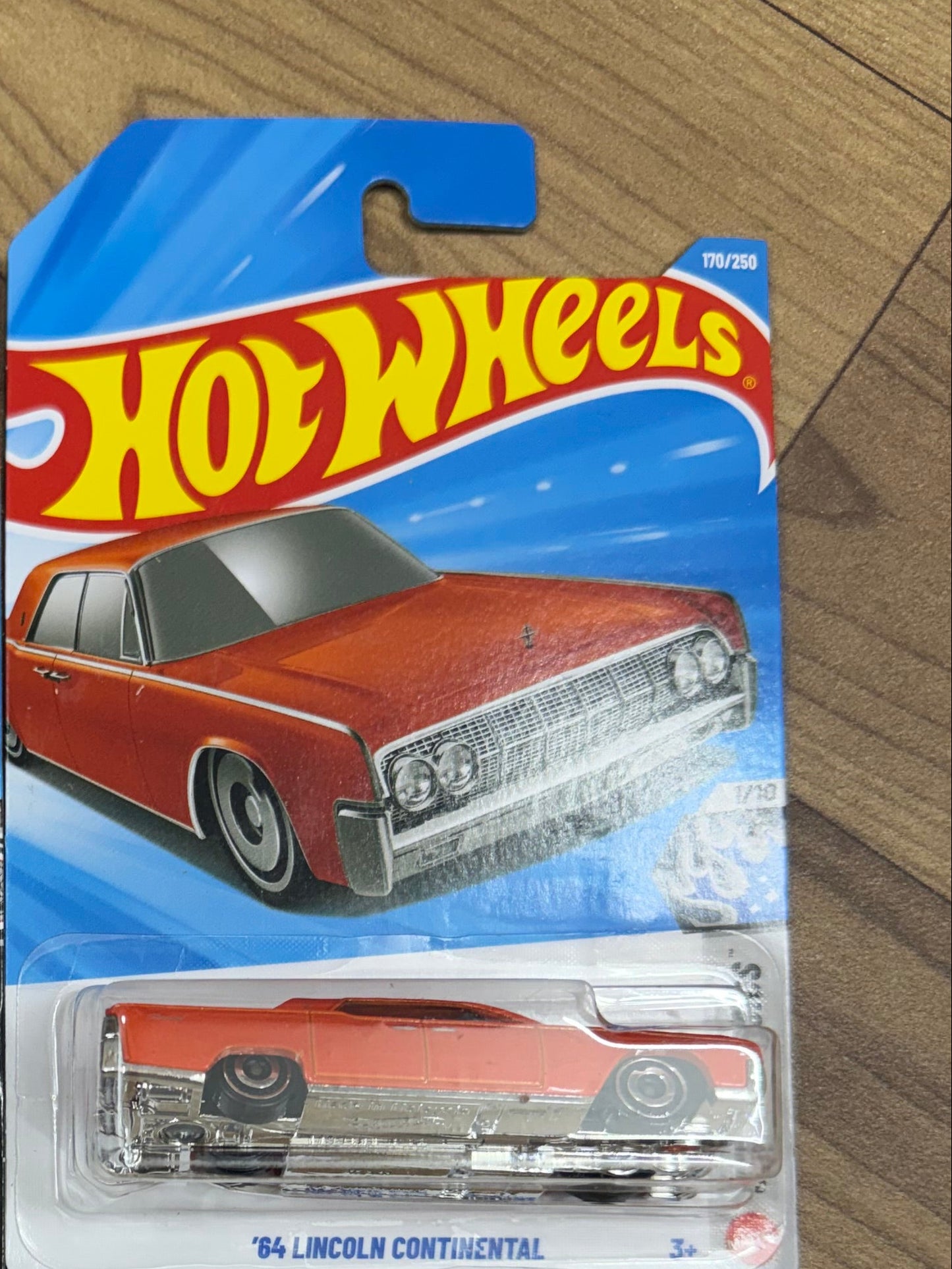 SINGLE HOT WHEELS CAR 64 LINCOLN CONTINENTAL
