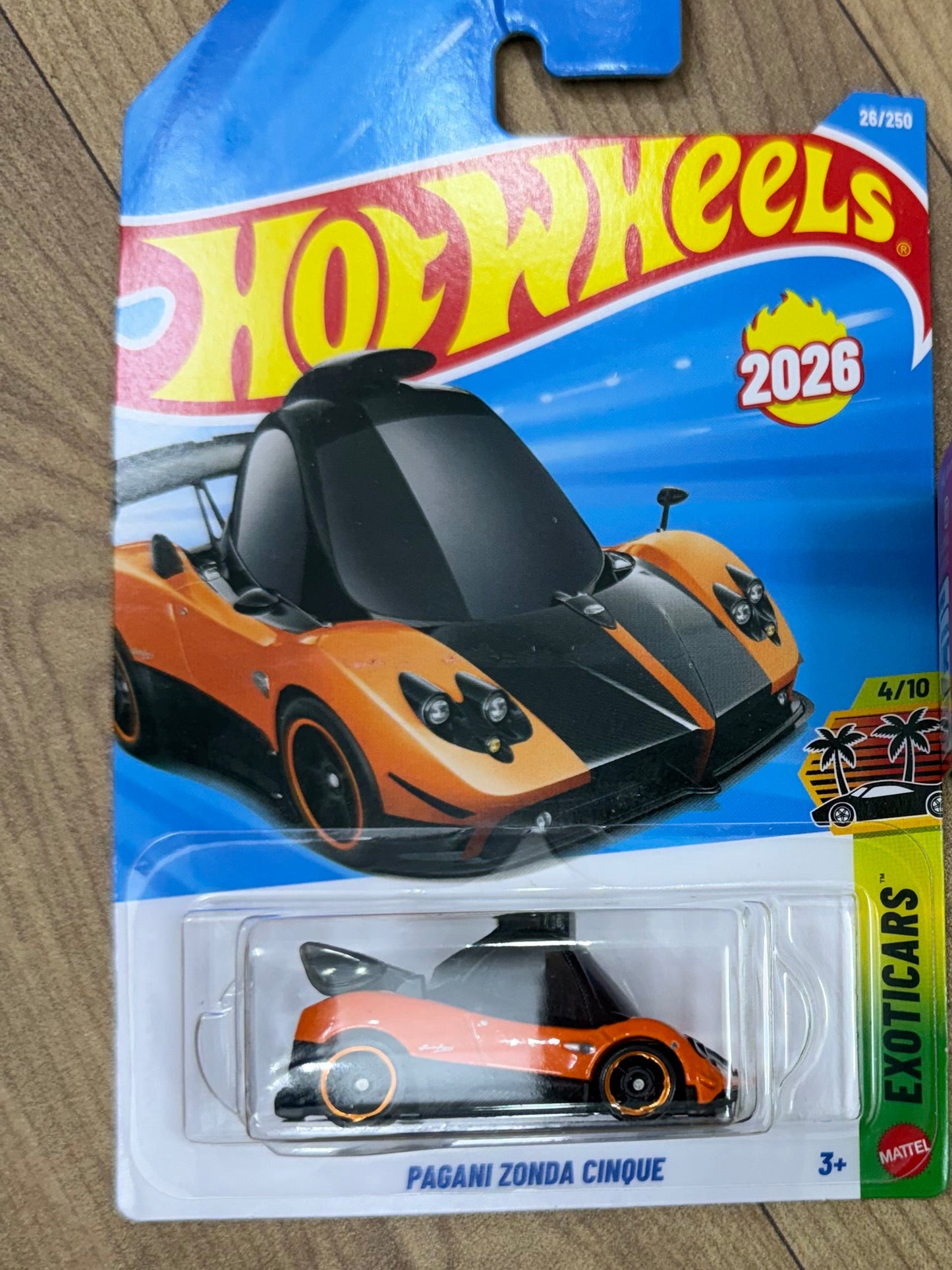 SINGLE HOT WHEELS CAR PAGANI ZONDA CINQUE