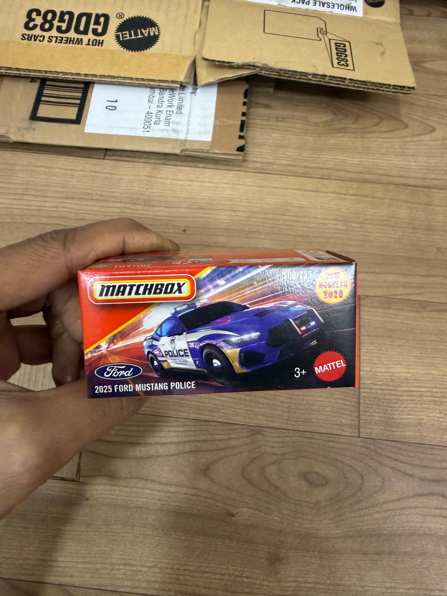 DNK70 (MATCHBOX PWR GBRS HERITAGE)-2025 FORD MUSTANG POLICE